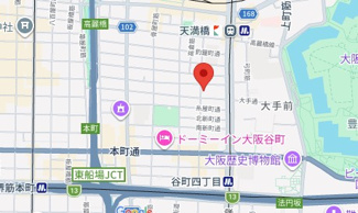 【地図】 | ルフォンプログレ天満橋マークス