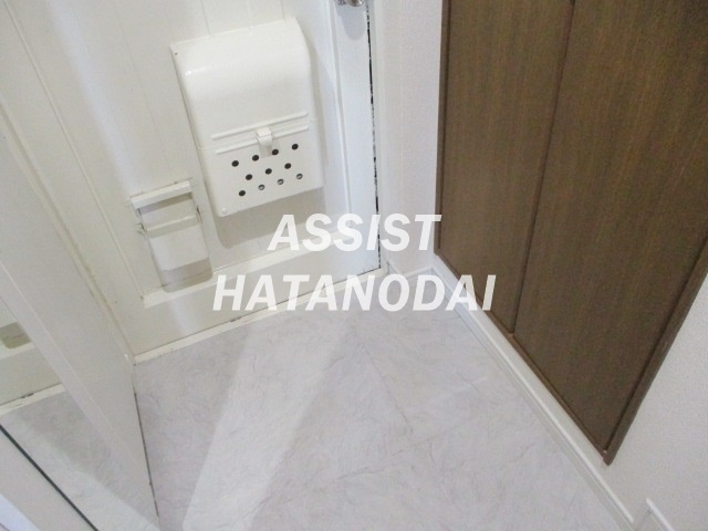 上池台マンションの玄関