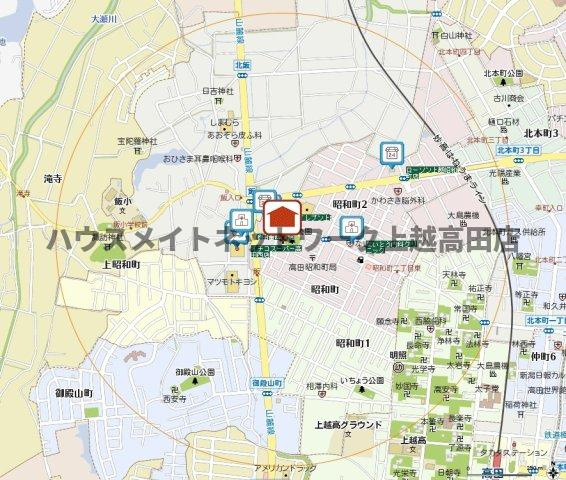 サンパークの地図|位置図