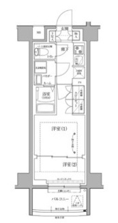【間取り】 | RELUXIA国分寺 | 間取りです。