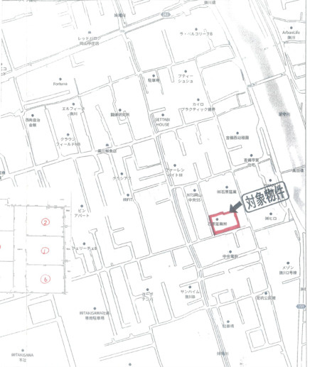 岡山市北区撫川の地図