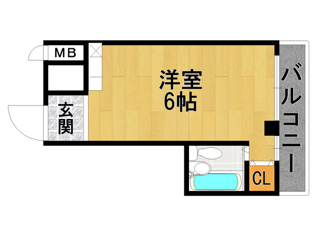 アーチ立花２の間取り