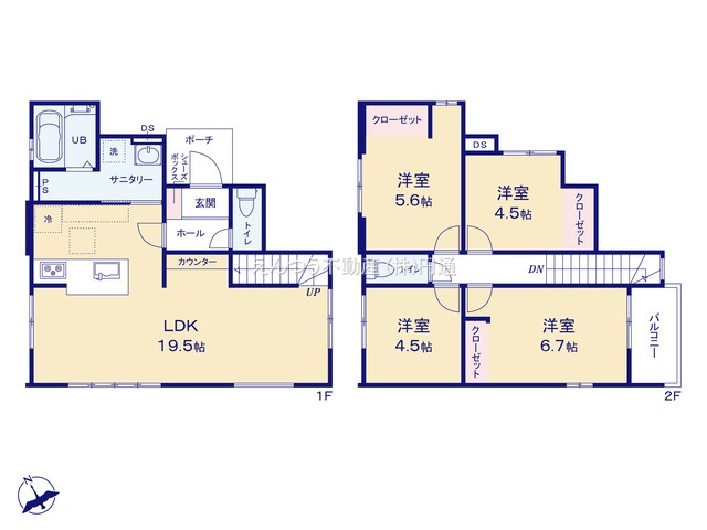 池上町1期の間取り