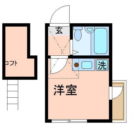 エテルノ北千住の間取り|間取りです。