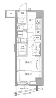【間取り】 | RELUXIA国分寺 | 間取りです。