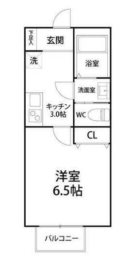 キャメル西大宮の間取り