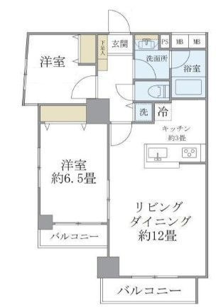 ＫＤＸレジデンス秋葉原の間取り|間取りです。