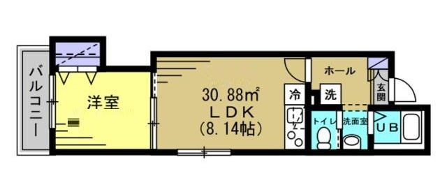 AJ高砂Ⅲの間取り|間取りです。