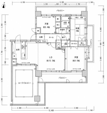 【間取り】 | グリーンマンション平尾☆仲介手数料無料☆