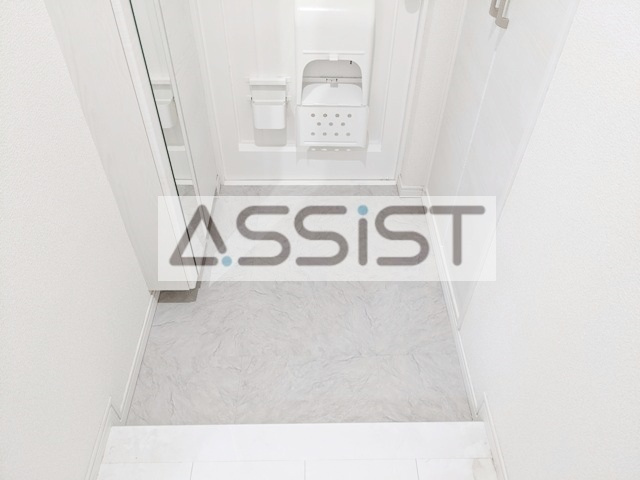 上池台マンションの玄関