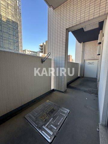 グランルージュ城東のバルコニー
