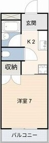 コーポ晃曜の間取り