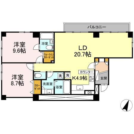 六本木コートの間取り