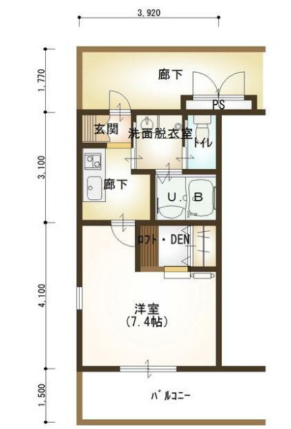ルネス　アスカの間取り