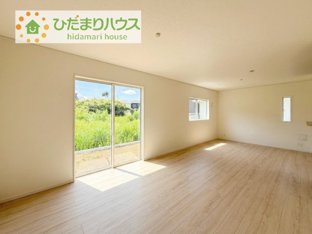【居間・リビング】 | つくば市安食第2　新築戸建 | 早くお仕事終わらせて、家に帰りたくなるようなリビングです(^^♪