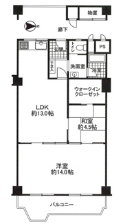 【間取り】 | メガロコープ茨木