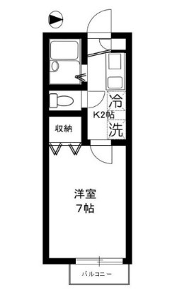 フレア・プランドールＢの間取り