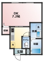 Rutile四ツ井の間取り