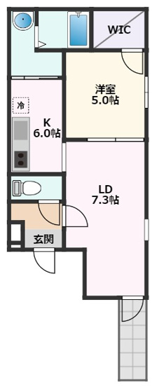 【間取り】 | フジパレス上新庄V番館