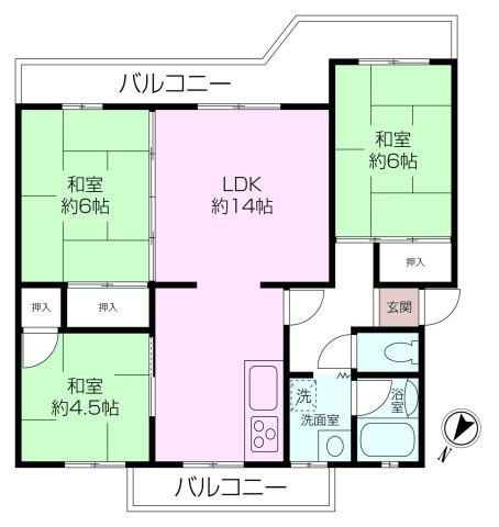湘南長沢グリーンハイツ4-1号棟の画像