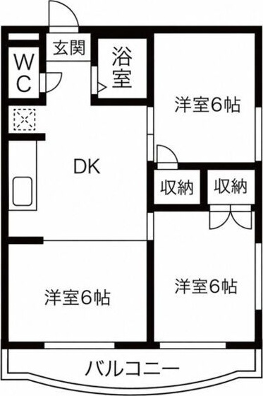 レジデンス光和N104の間取り