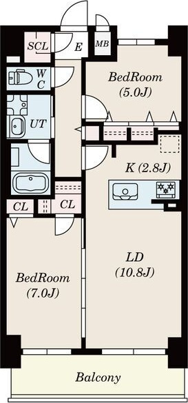 S-RESIDENCE六番町の間取り