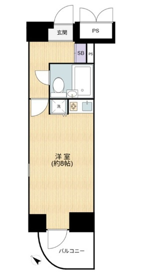 ニューブ神戸の間取り