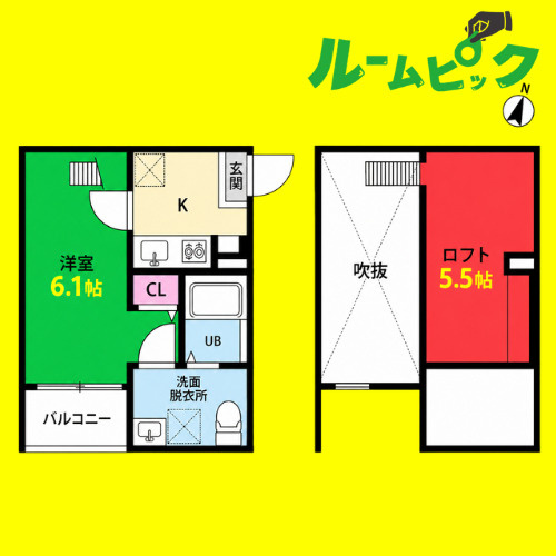 リバティ八田(リバティハッタ)　名古屋市賃貸　仲介手数料無料の間取り