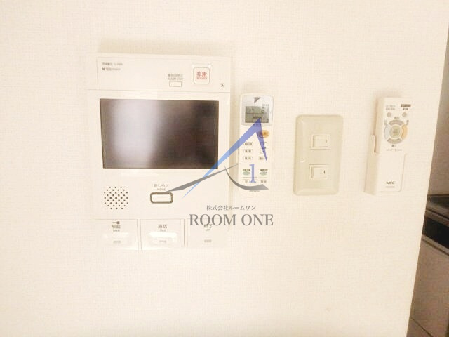 プライム赤坂のセキュリティ|モニター付きインターホンです。