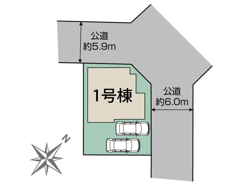 市原市東五所の区画図
