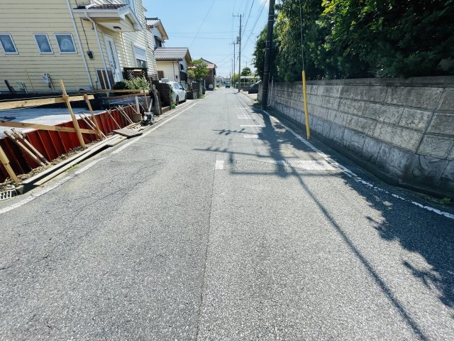 市原市東五所の前面道路含む現地写真
