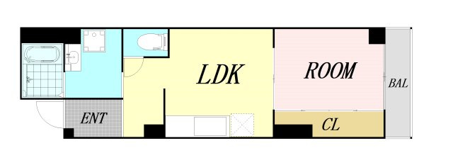 淺沼谷町マンション　仲介手数料無料の間取り