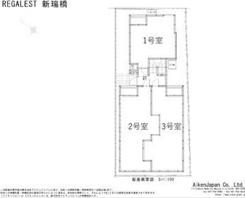 REGALEST 新瑞橋の区画図