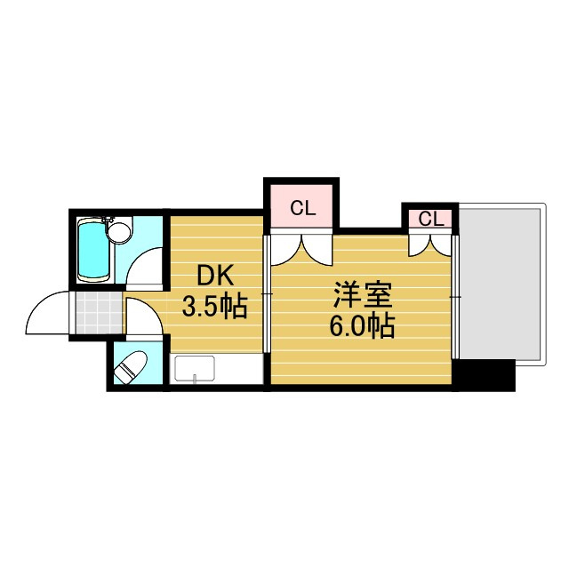 グレイスフル第3東三国の間取り