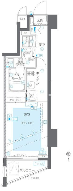ZOOM目黒かむろ坂の間取り