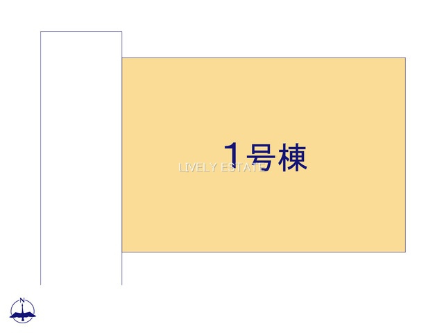 草加市西町 新築分譲住宅の区画図