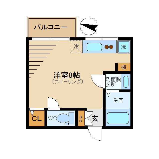 アレンタール西新宿の間取り