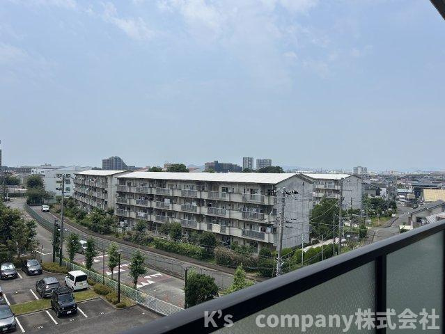 茅ヶ崎市今宿　ファミール茅ヶ崎の展望|バルコニーからの眺望◇5階につき人目を気にせずに生活ができます◇
