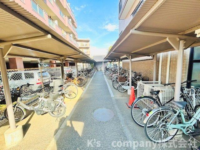 茅ヶ崎市今宿　ファミール茅ヶ崎の駐輪場|駐輪スペース◇