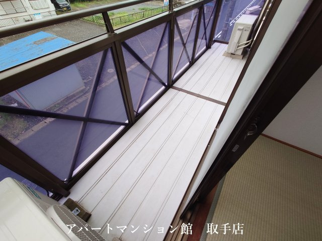コーポ翠紅のバルコニー