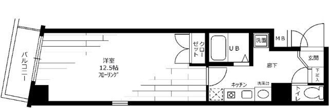 ステージファースト神田の間取り|間取りです。