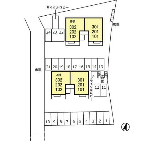 リビングタウン双葉　の区画図|他社様掲載物件もまとめてご紹介、ご案内可能です(^^)/