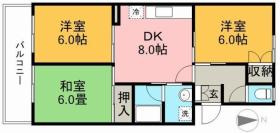 リバーハイツ比島Ⅰの間取り
