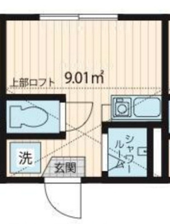 【間取り】 | アミティエ東小岩 | インターネット無料♪