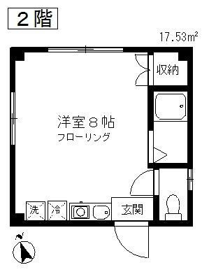 山口ビルの間取り|間取りです