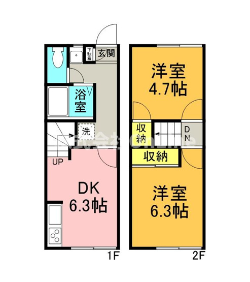 【間取り】 | レオパレス母木