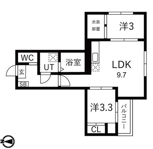 【間取り】 | ilusion新瑞橋