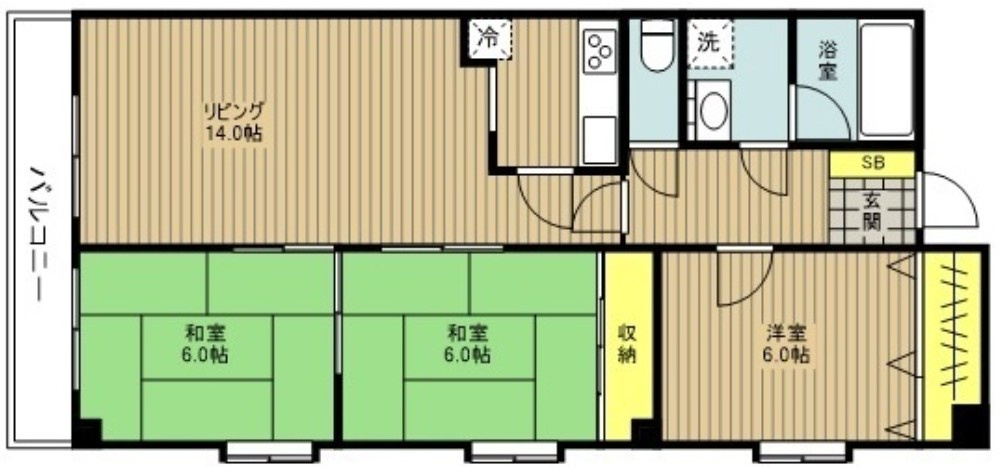 センチュリー北本の間取り