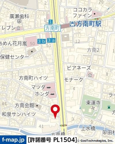 グラツィア方南町の地図