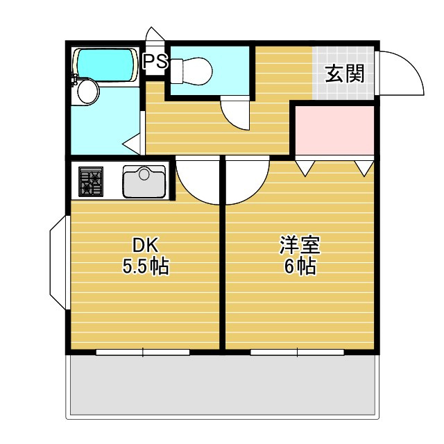 メゾン東栄の間取り